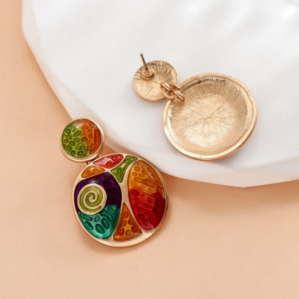 Colorful Vintage Earrings